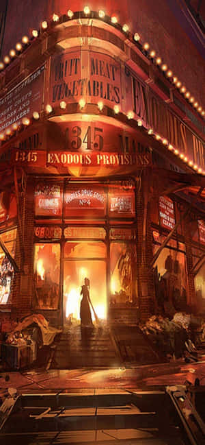 iPhone Xs Max Bioshock Infinite พื้นหลัง — POCO M7 Plus วอลเปเปอร์