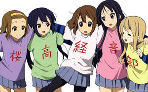 ตัวละครคawaii Anime K-On! — ตัวละครอนิเมะ วอลเปเปอร์