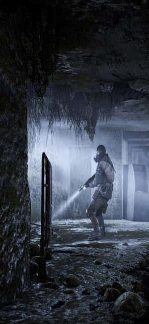 Iphone X Metro Last Light Background — POCO F8 Pro วอลเปเปอร์