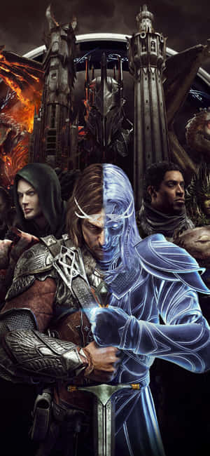 พื้นหลัง Iphone X Shadow Of Mordor — Redmi A7 Pro วอลเปเปอร์