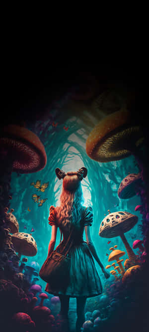พื้นหลัง Alice In Wonderland — Honor Win Turbo วอลเปเปอร์