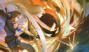 พื้นหลังเซลดา — Zelda breath of the wild วอลเปเปอร์