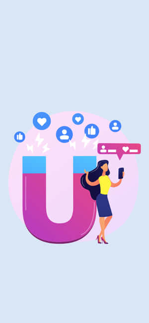 พื้นหลัง iPhone X Social — HMD อาร์ค 2 วอลเปเปอร์