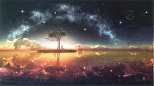 พื้นหลังทิวทัศน์อนิเมะ — อนิเมะแนวสวยงาม GIF วอลเปเปอร์