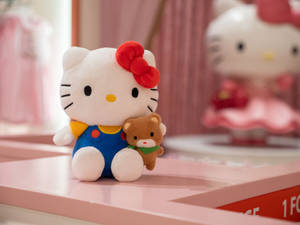 ตุ๊กตานุ่มการ์ตูนเฮลโลคิตตี้รูปโปรไฟล์ — การ์ตูนน่ารัก วอลเปเปอร์