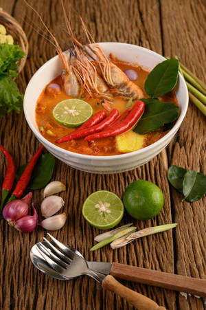 ต้มยำกุ้งเผ็ด — Huawei MatePad วอลเปเปอร์