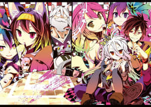 พื้นหลัง No Game No Life — ノーゲーム・ノーライフ วอลเปเปอร์