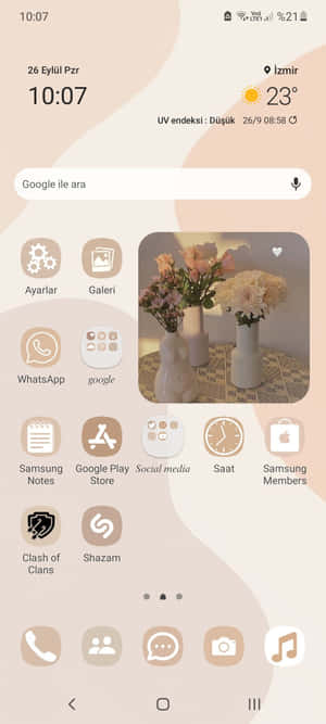 รูปภาพ Aesthetic Widgets — Redmi 17C 4G วอลเปเปอร์
