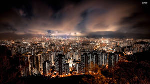 วอลเปเปอร์ทิวทัศนครในยามพลบค่ำ — 2560x1440 วอลเปเปอร์