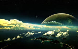 วอลเปเปอร์การเข้าใกล้ของดาวเคราะห์ดาวอังคารสู่โลก — 1600x900 วอลเปเปอร์