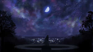 ทิวทัศน์อะนิเมะสุด enchanting กับต้นซากุระ — สวยอนิเมะ วอลเปเปอร์