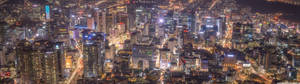 วอลเปเปอร์ทิวทัศน์เมืองยามค่ำคืนแบบพาโนรามา — 5120x1440 วอลเปเปอร์