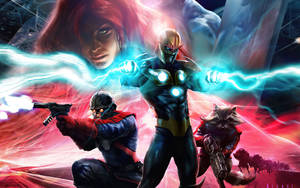 วอลเปเปอร์ทีมผู้พิทักษ์จักรวาลจาก The Thanos Imperative — 银河护卫队 วอลเปเปอร์