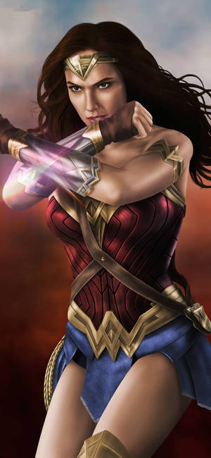 วอลเปเปอร์ท่าโพสคลาสสิก Wonder Woman 1984 — iPhone 17 Pro Max วอลเปเปอร์
