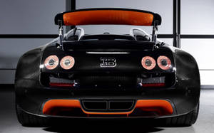 วอลเปเปอร์ท้ายรถ Bugatti Veyron