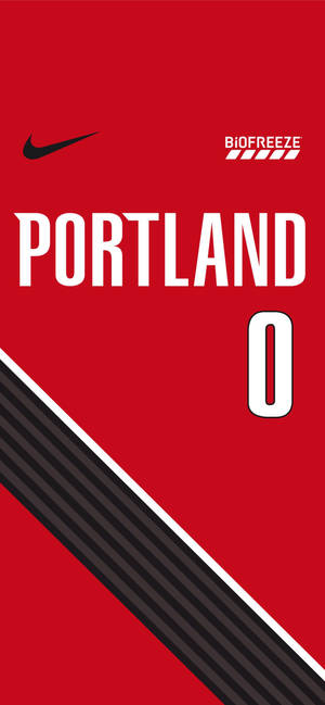 วอลเปเปอร์ธีมเสื้อของ Damian Lillard — อาร์โอจี โฟน 9 วอลเปเปอร์