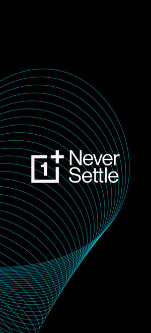 วอลเปเปอร์ทรงกระบอกเส้น OnePlus Never Settle