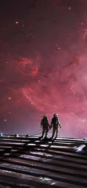 Astronaut iPhone — พิกเซล 8a วอลเปเปอร์