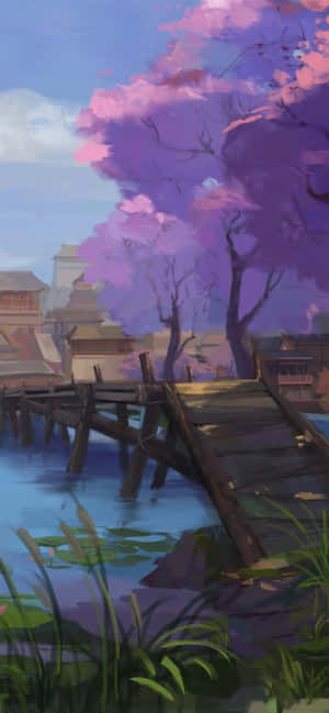 ภาพวาดสีน้ำ iPhone — Redmi Note 15 วอลเปเปอร์