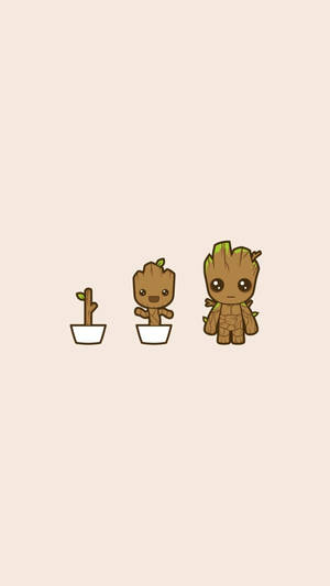 Marvel น่ารัก — 银河护卫队 วอลเปเปอร์