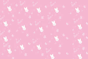 น่ารักและมีเสน่ห์ พื้นหลังสีชมพูสไตล์คาวาอี — สีชมพูน่ารัก วอลเปเปอร์