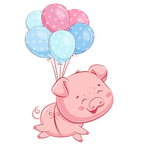 รูปหมูน่ารัก — iPad Pro 13 วอลเปเปอร์