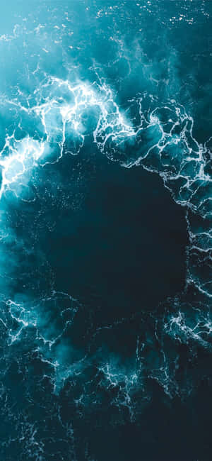 Ocean Aesthetic Phone — iPhone 14 Pro วอลเปเปอร์