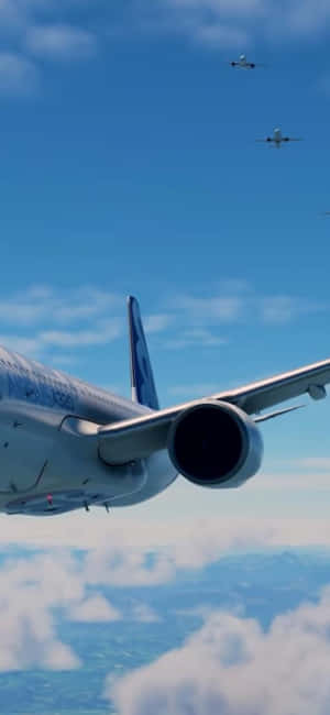 พื้นหลัง Iphone Xs Microsoft Flight Simulator — เสี่ยวหมี่ ซิวิ วอลเปเปอร์