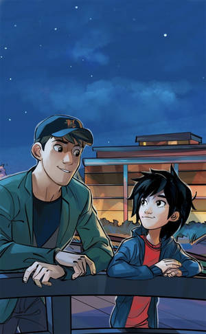 วอลเปเปน Big Hero 6 พูดคุยแบบพี่น้อง — กาแล็กซี่ Tab S10 FE วอลเปเปอร์