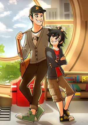 วอลเปเปอร์พี่น้องฮามาดะ บิ๊กฮีโร่ 6 — IQOO Pad5 วอลเปเปอร์