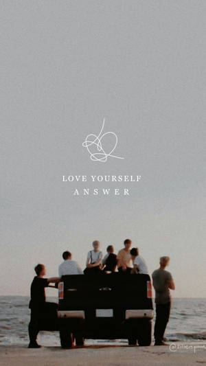 บีทีเอสบนรถกระบะชายหาดสไตล์สวยงาม — สุนทรียภาพ BTS วอลเปเปอร์