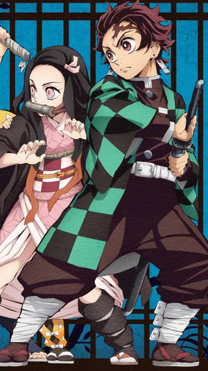 ปกป้องโทรศัพท์ด้วย Demon Slayer — ดาบพิฆาตปีศาจ วอลเปเปอร์