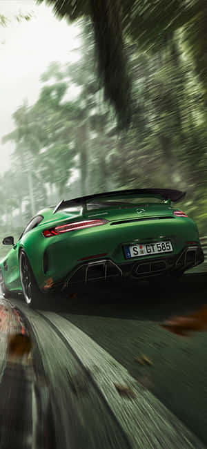 พื้นหลัง iPhone X AMG GT-R — เทคนo แคเมรอน แอร์ วอลเปเปอร์