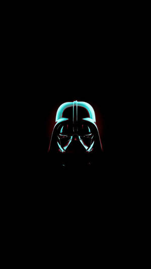 วอลเปเปอร์ AMOLED ของ Darth Vader บนพื้นหลังสีดำ
