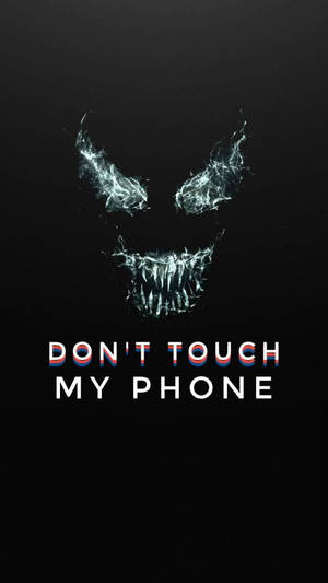 วอลเปเปอร์หน้าจอล็อคสีดำสัญลักษณ์ซิมไบโอตเอเลี่ยน Marvel Venom