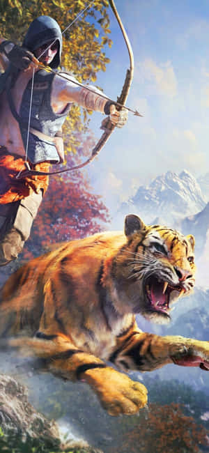 iPhone Xs Far Cry 4 พื้นหลัง — iPhone 15 Plus วอลเปเปอร์