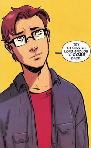 วอลเปเปอร์ Red-Haired Peter Parker Comic Art — Lenovo Yoga Tab วอลเปเปอร์