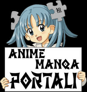 สาวอนิเมะถือป้าย, ดาวน์โหลด HD PNG — มังงะ GIF วอลเปเปอร์