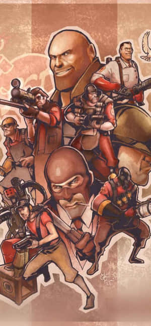 พื้นหลัง iPhone Xs Max Team Fortress 2 — POCO F8 Pro วอลเปเปอร์