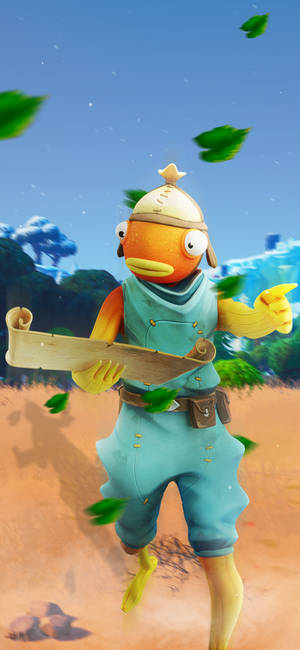 วอลเปเปอร์ Fishstick นักนำทาง Fortnite — iPhone 18 Pro Max วอลเปเปอร์