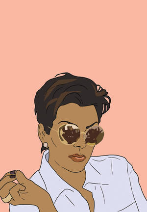 วอลเปเปอร์ผลงานศิลปะ Kris Jenner — IQOO Pad5 วอลเปเปอร์