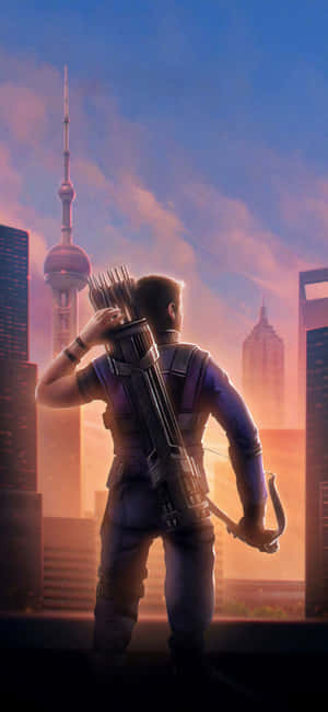 พื้นหลัง Hawkeye — ZTE Blade V วอลเปเปอร์
