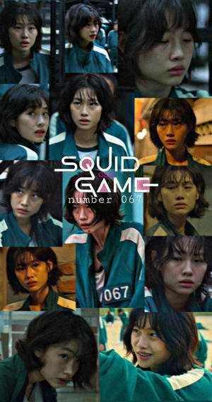 วอลเปเปอร์ผู้เข้าแข่งขันหมายเลข 067 สควิดเกม