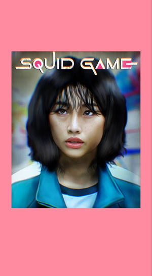 วอลเปเปอร์ผู้เล่น 067 Squid Game พื้นหลังสีชมพู — 067 กล่องเกม วอลเปเปอร์