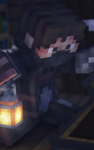 พื้นหลัง Pixel 3 Minecraft — กาแล็กซี่ Tab S วอลเปเปอร์