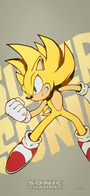 Super Sonic — พิกเซล 8 วอลเปเปอร์