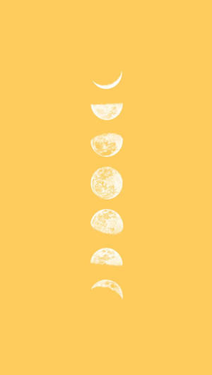 พระจันทร์เสี้ยวพาสเทลเหลือง — Pastel yellow วอลเปเปอร์