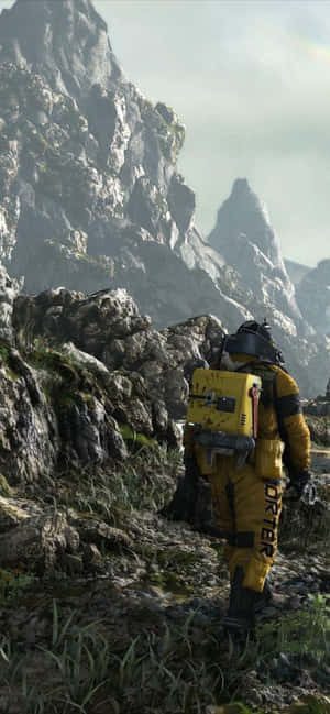พื้นหลัง iPhone Xs Max Death Stranding — Realme GT8 วอลเปเปอร์