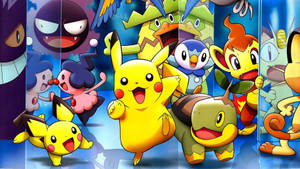 วอลเปเปอร์พิคาชูกับเพื่อนโปเกมอนตัวอื่น