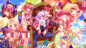 พื้นหลัง No Game No Life — ノーゲーム・ノーライフ วอลเปเปอร์